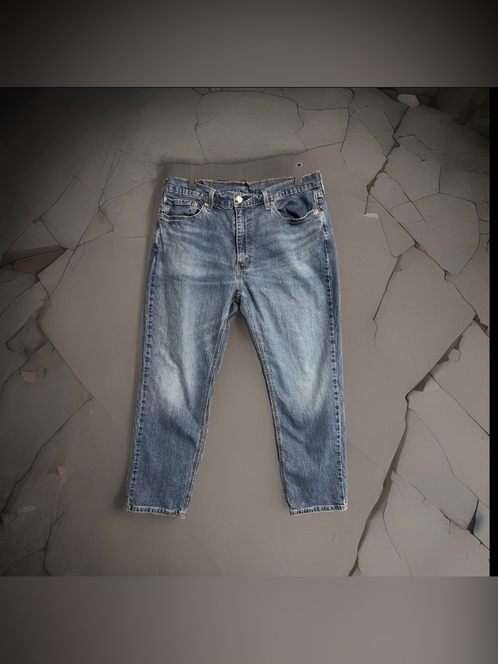 Levis 541 Jeans Men's 32.5 X 27 Medium Wash Biker Streetwear Grunge